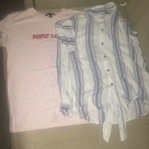 Set of two tops from Aeropostale and Forever 21